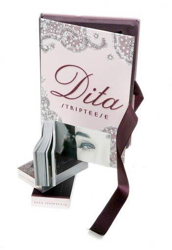 D -- "Dita: Stripteese" flip books, set of three