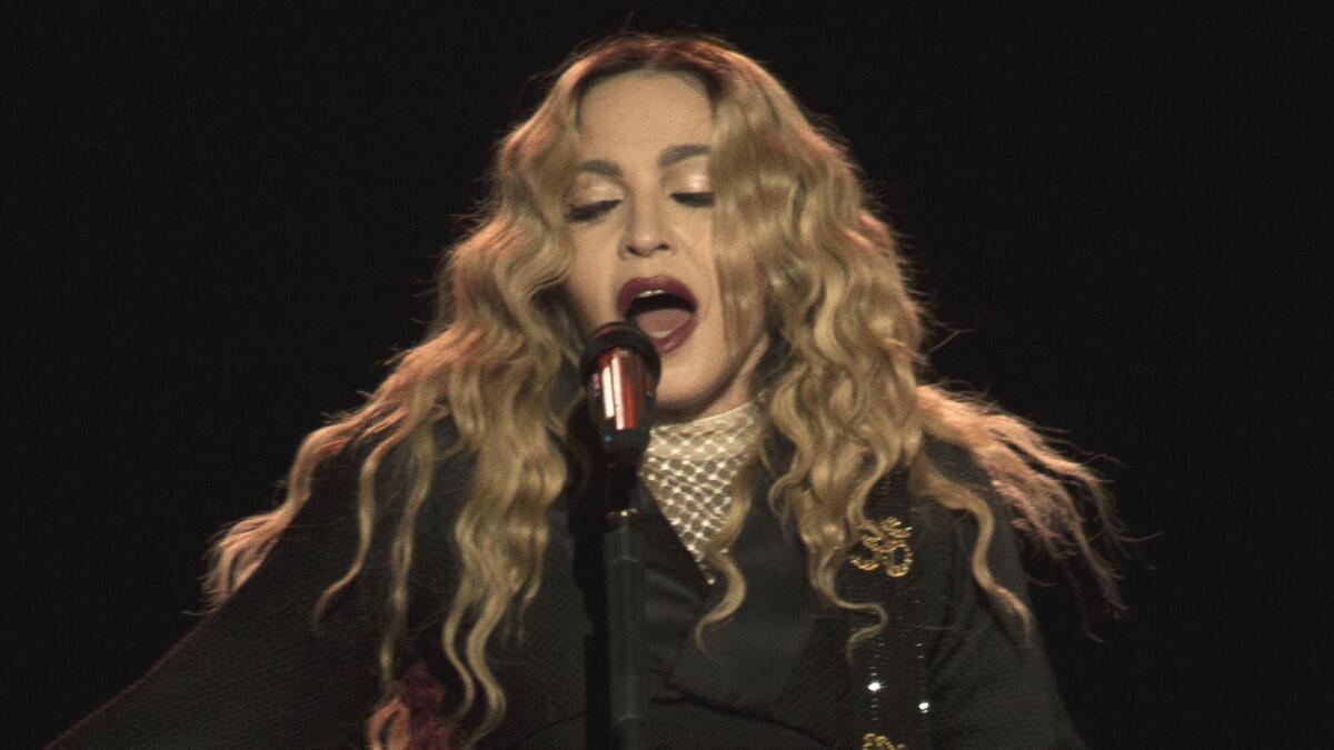 Madonna, shown on tour in 2016, has a new single coming out Wednesday.