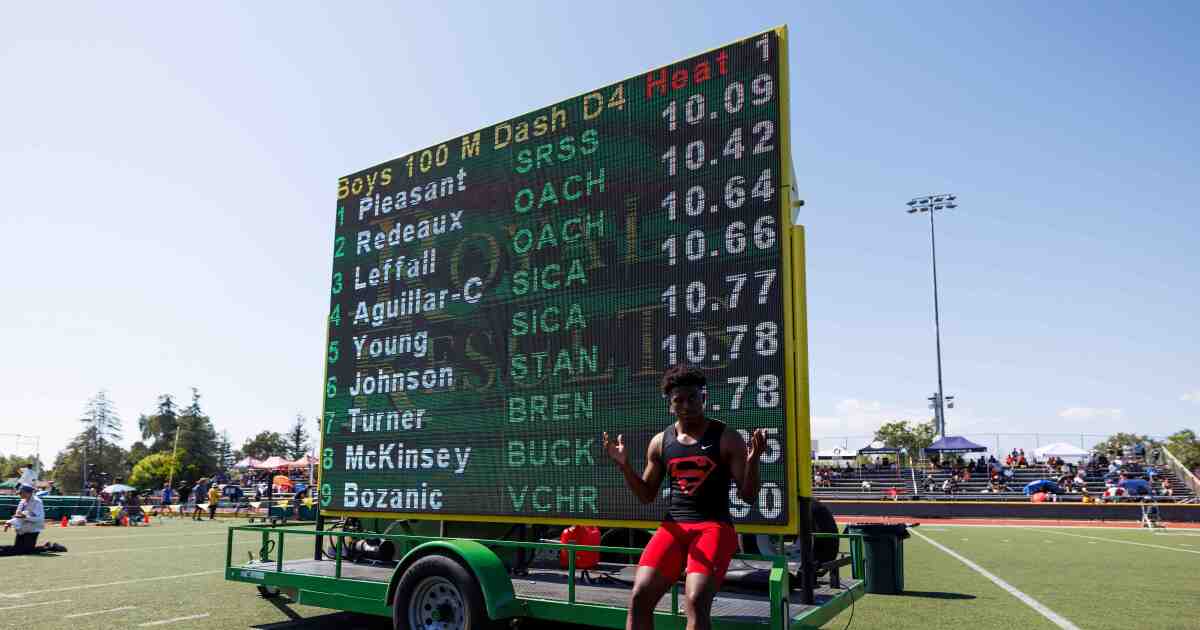 Rodrick Pleasant de Serra enregistre 10,09 secondes sur 100 mètres