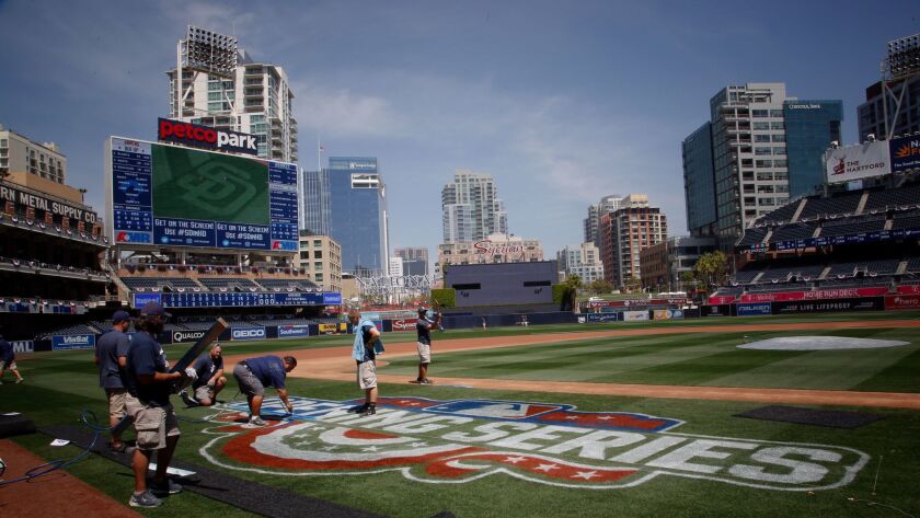 The Padres will construct a new video board above the right-field seats at Petco Park.