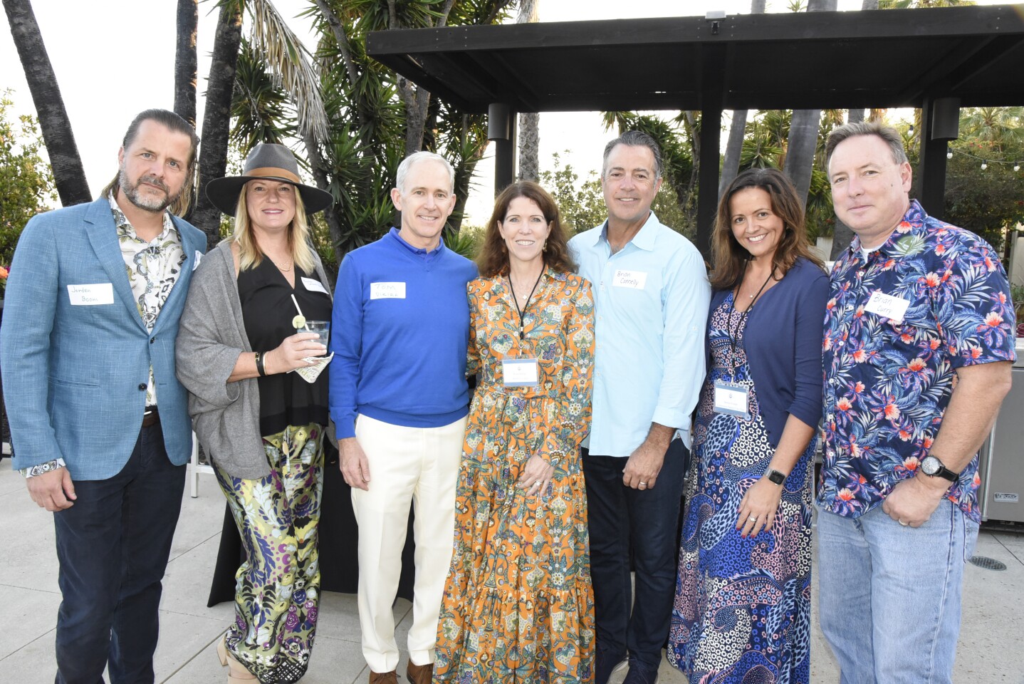 Jorden and Kristin Boom, Tom Vieira, RSFEF co-chair Kate Butler, Brian Connelly, event chair/Community Partners Vice Chair Jessica Swann, Brian Curry