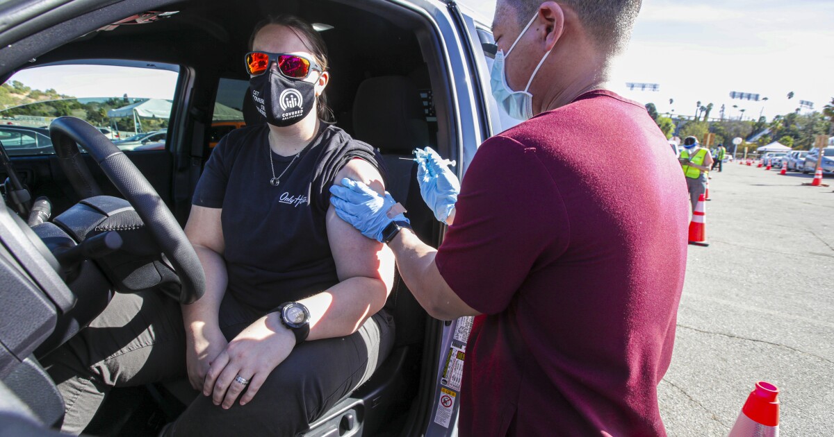 L.A. County teachers eligible for vaccine starting Monday - Los Angeles Times