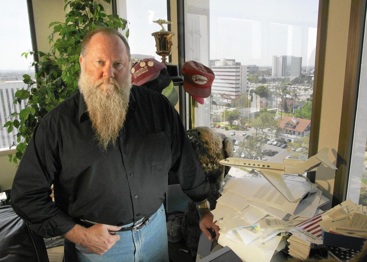 Santa Ana developer Michael Harrah, who is weighing whether to participate in an insider’s bid for the bankrupt parent company of the Orange County Register, is shown in March 2005.