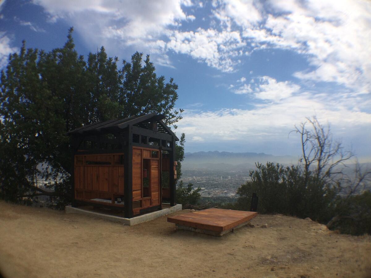 The Griffith Park Teahouse has survived its second day, attracting the curious and unsuspecting passersby alike. A petition to save it was launched on Change.org after reports appeared on Twitter that the parks department wants to remove it.
