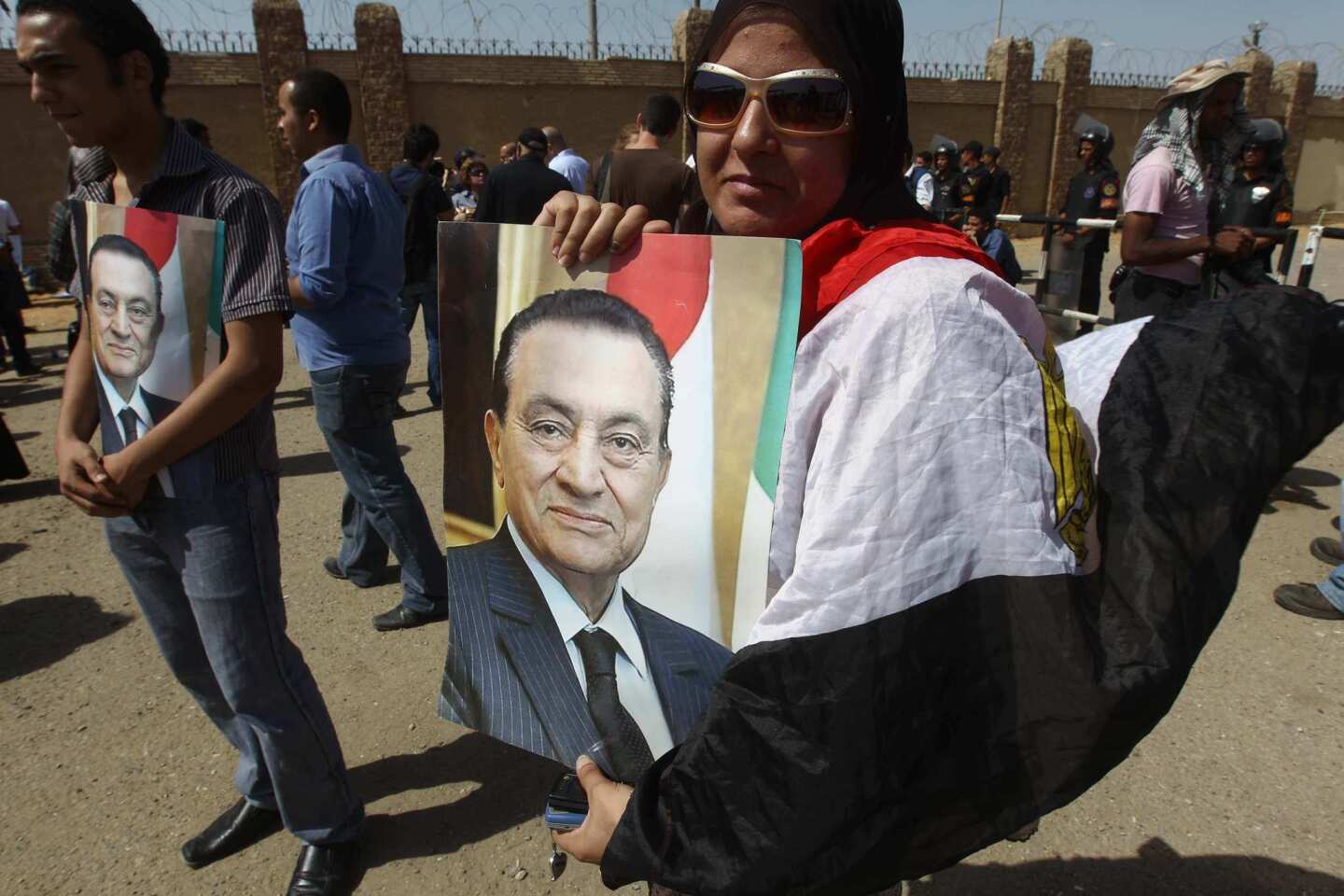 Supporters of Egypt's ousted president