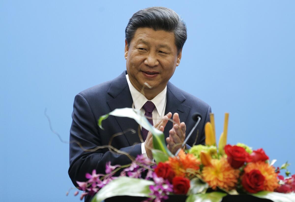 Chinese President Xi Jinping plans to announce a cap-and-trade program on Friday.