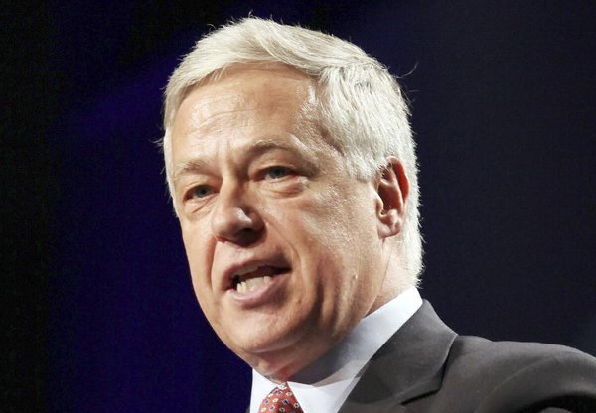 Rep. Mike Michaud (D-Maine) speaks during the state Democratic Party Convention in Lewiston.