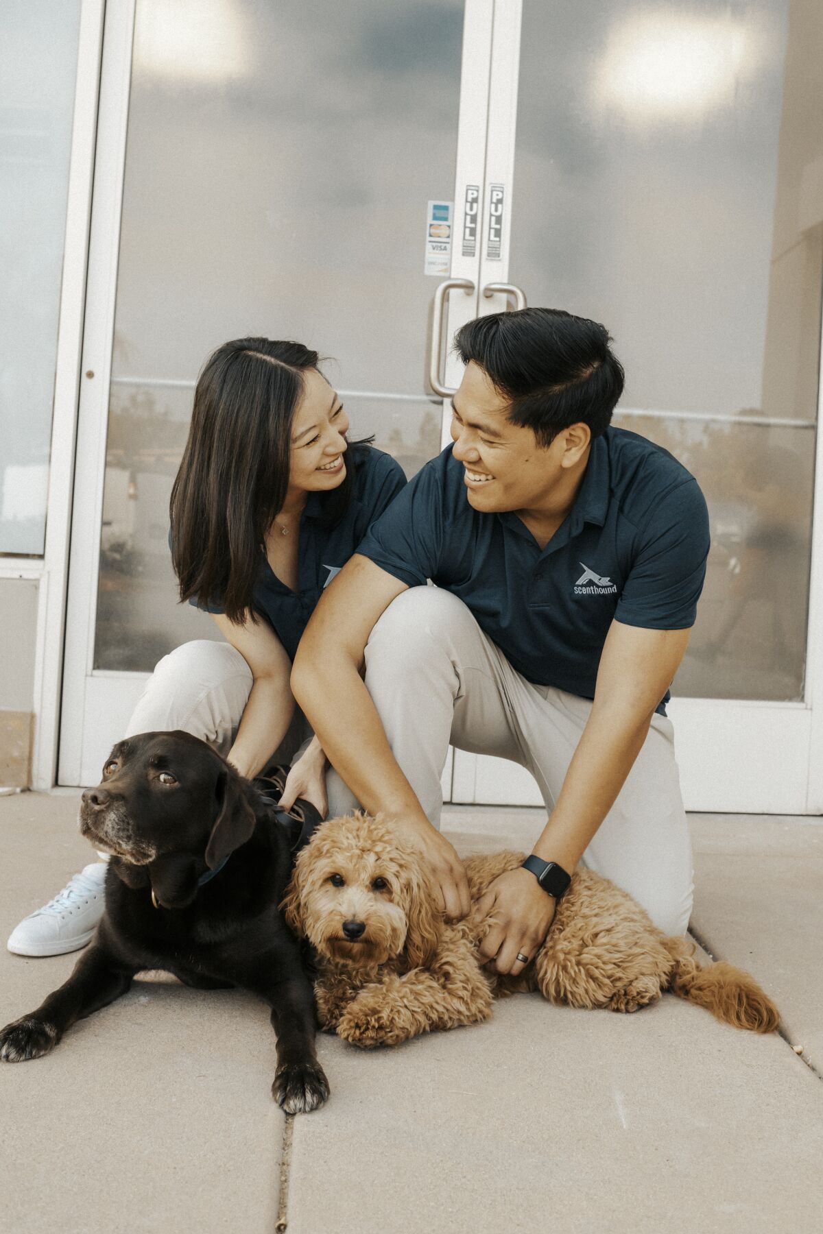 Cara Sun and Percy Palomar owners of Scenthound.