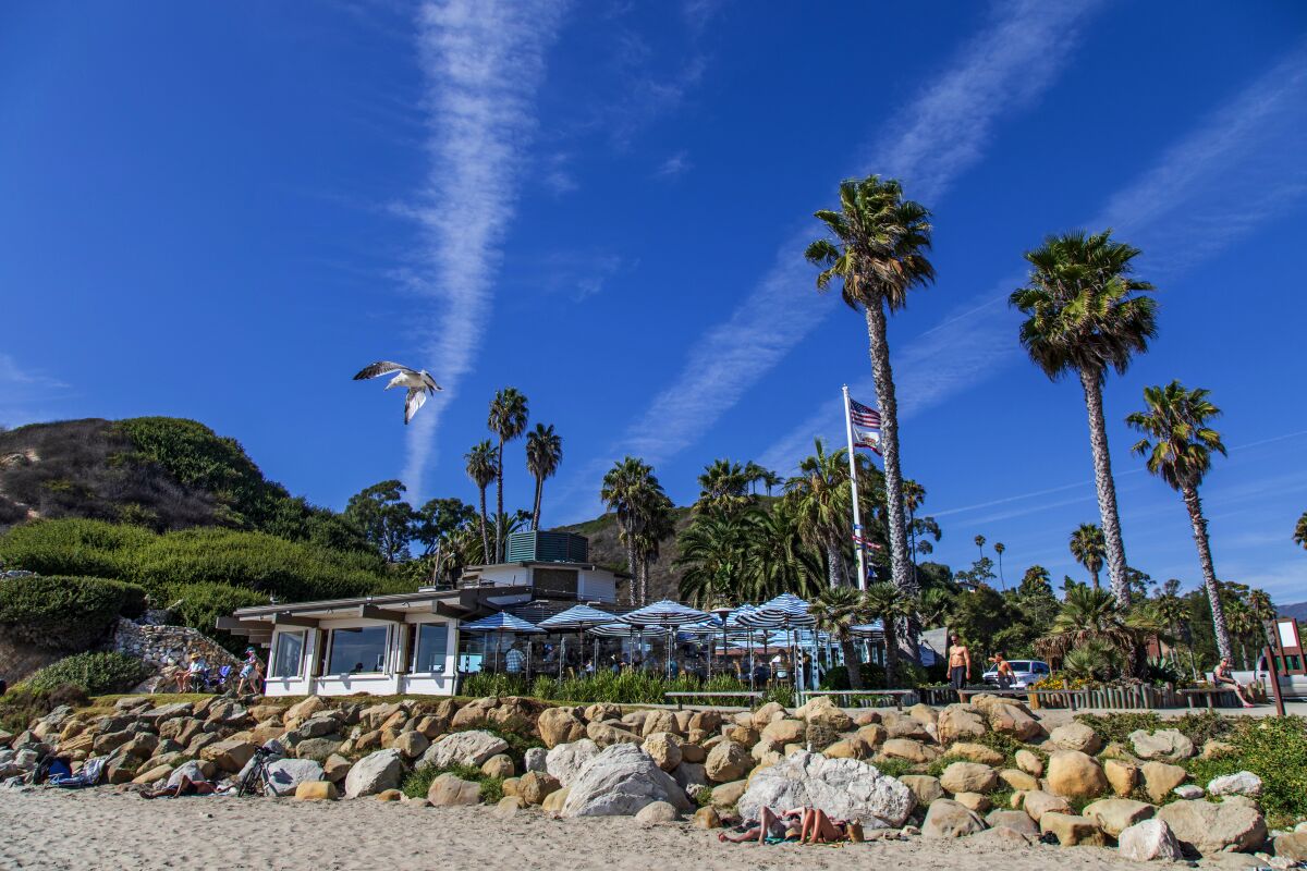 The Boathouse on Hendry's Beach in Santa Barbara has a good brunch if breakfast isn't included in your hotel stay.