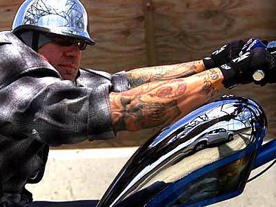 "I think people like watching somebody who knows what he wants and does it and doesnt care what anybody thinks," says Jesse James, riding a chopper that was custom built for the Discovery Channel, which has aired TV specials about his craft, titled Motorcycle Mania.