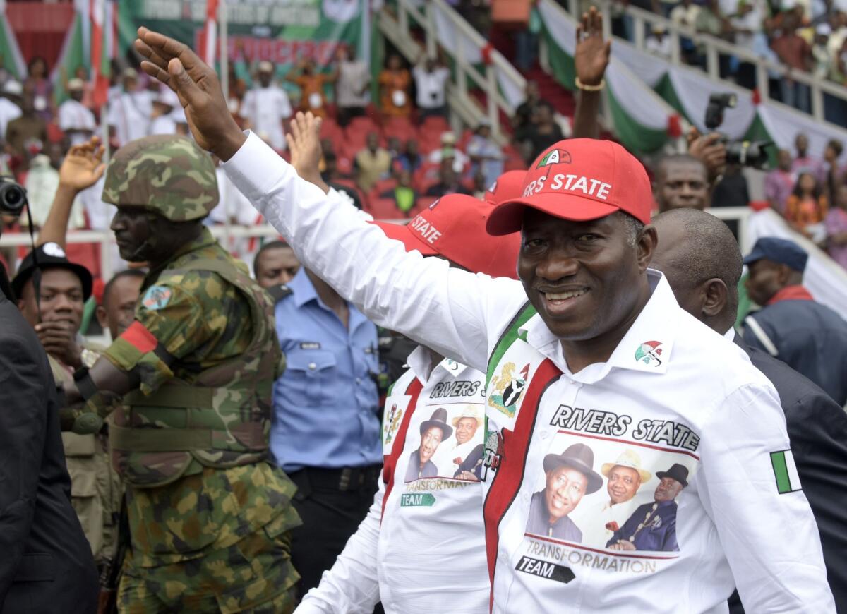 Laundered millions are purportedly helping President Goodluck Jonathan's reelection effort.