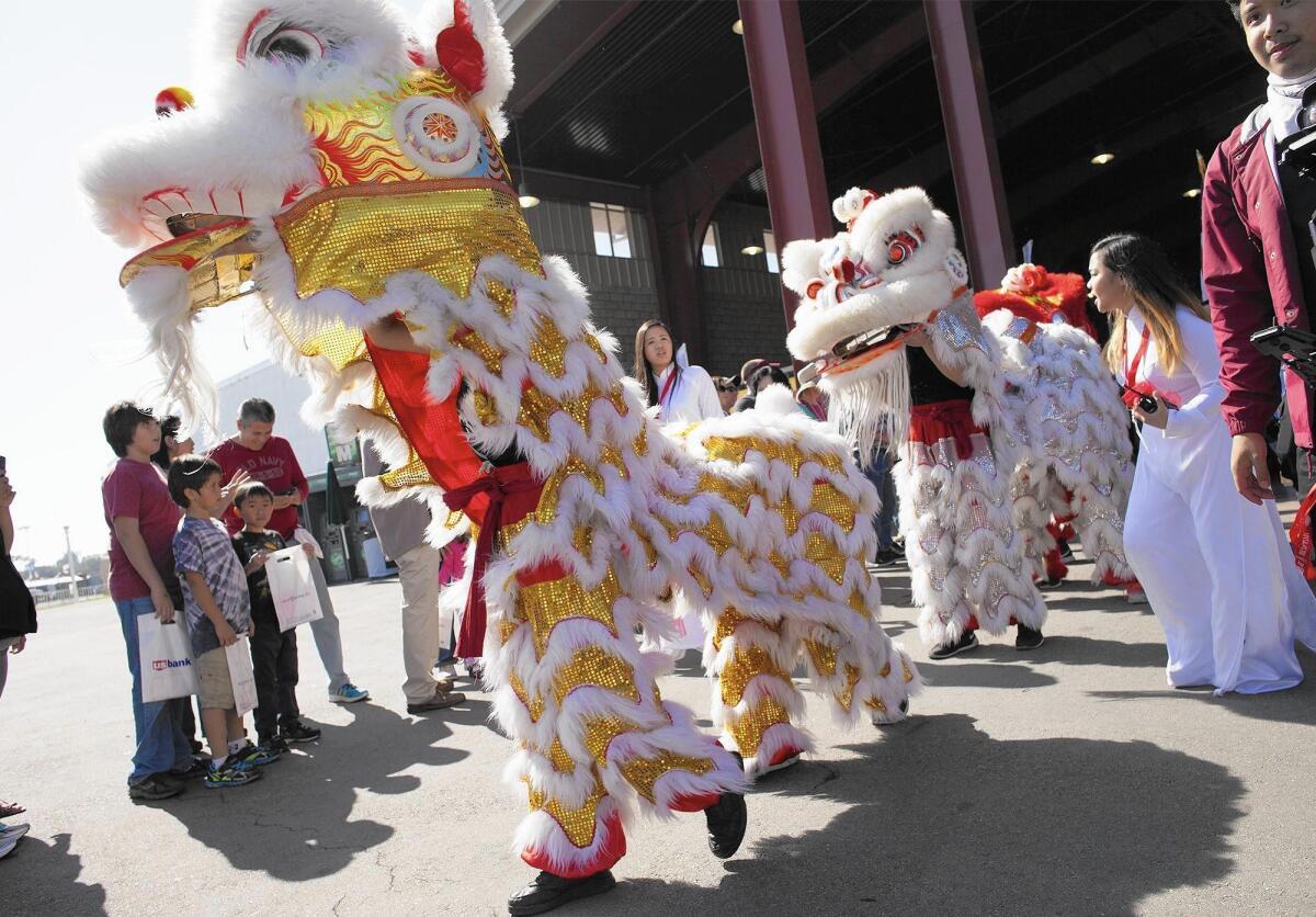 Dragons dance at the 2016 UVSA Tet Festival at the OC Fair & Event Center in Costa Mesa. This year’s event will be the only three-day Tet festival in Orange County after another one held last year in Fountain Valley was canceled for 2017.