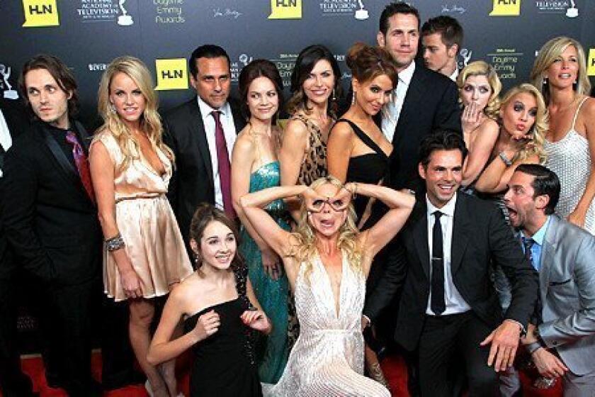 The cast of "General Hospital" attends the 39th Daytime Emmy Awards.
