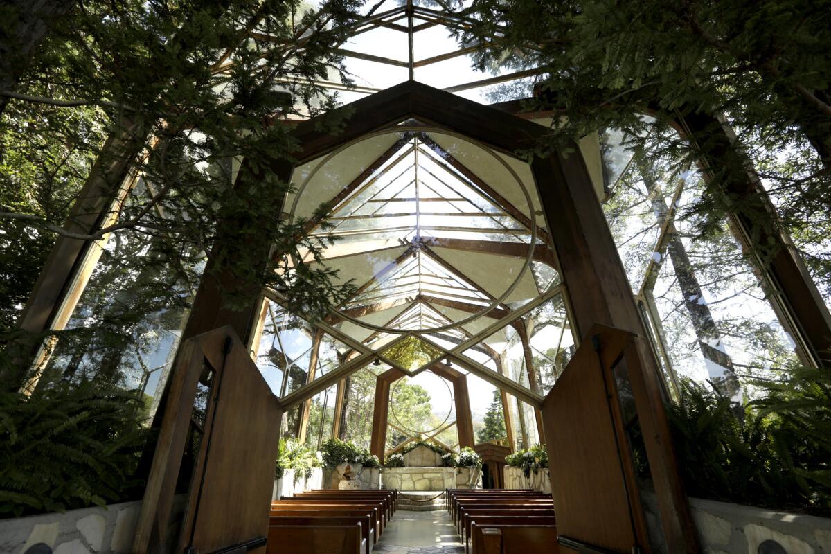 The Wayfarer Chapel in Rancho Palos Verdes.