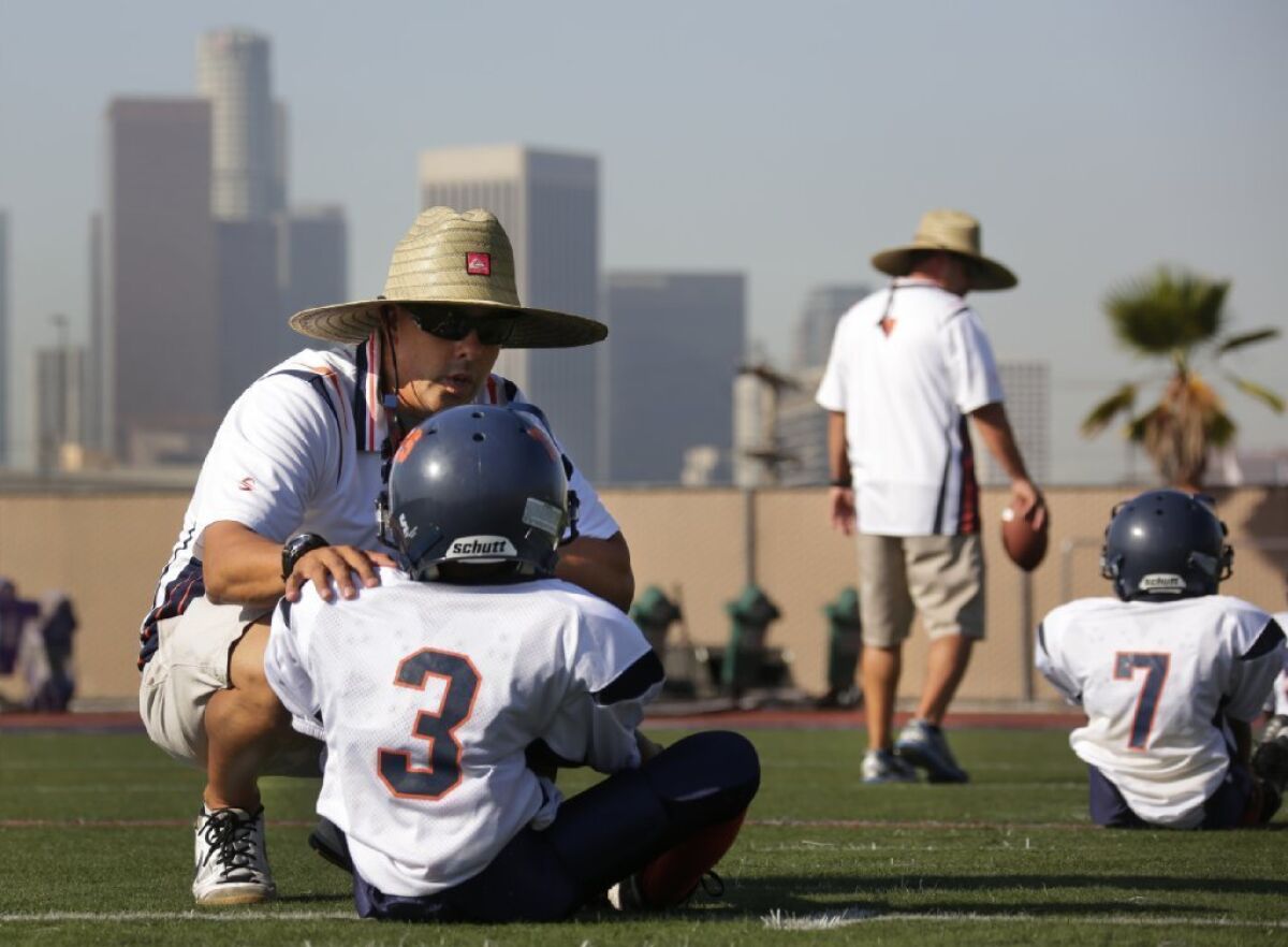 As fast as a coach can ask, "Did you get your bell rung?" a new test can, with good reliability, detect whether a player should be removed from play and assessed for concussion.