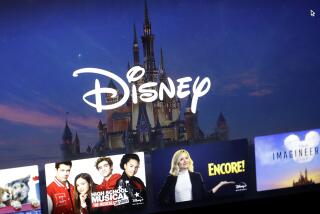 FILE - In this Wednesday, Nov. 13, 2019 file photo, a Disney logo forms part of a menu for the Disney Plus movie and entertainment streaming service on a computer screen in Walpole, Mass. Analysts predict the entertainment giant's fiscal first-quarter earnings declined from a year earlier, even as revenue increased. Investors will be listening for an update on the company's video streaming service, which launched in November. Disney serves up its results Tuesday, Feb. 4, 2020. (AP Photo/Steven Senne, File)