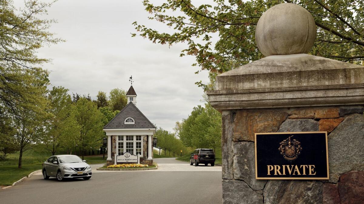 President Trump owns the Trump National Golf Club Bedminster in New Jersey.