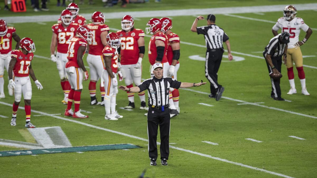 Who is the Super Bowl referee for the Chiefs vs. the 49ers? How do NFL  officials prepare? - The San Diego Union-Tribune
