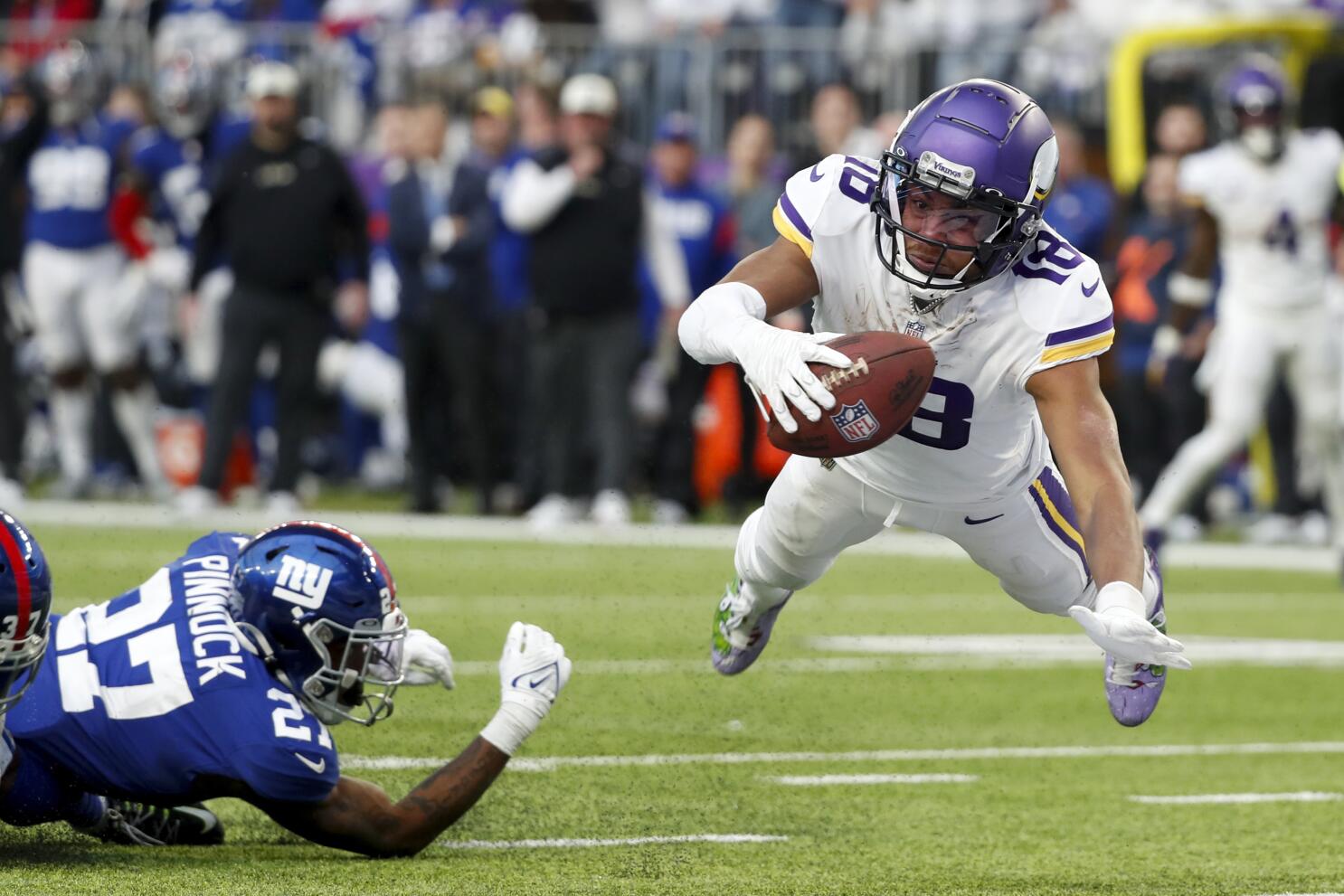 Giants already looking ahead to playoff rematch with Vikings