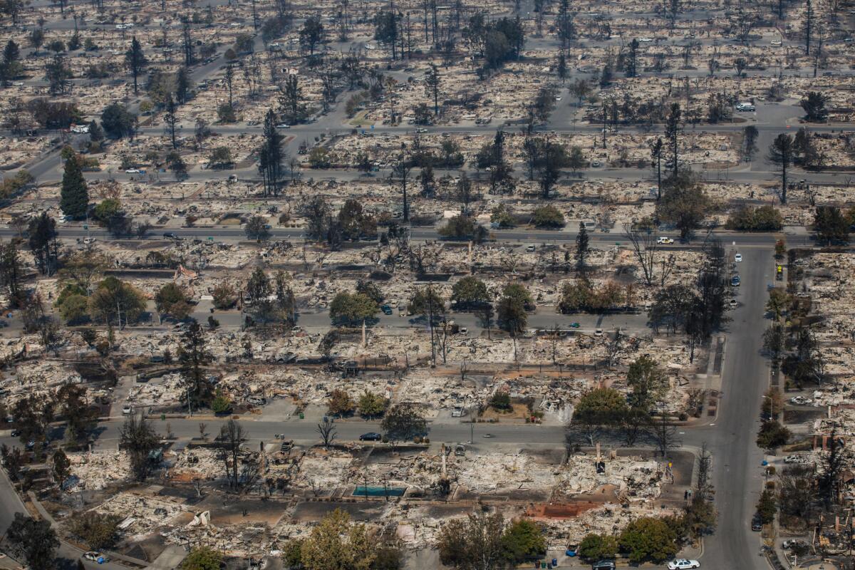 In Santa Rosa, housing subdivisions like Coffey Park — thought by officials to be out of the reach of wildland fires — were leveled by flames.