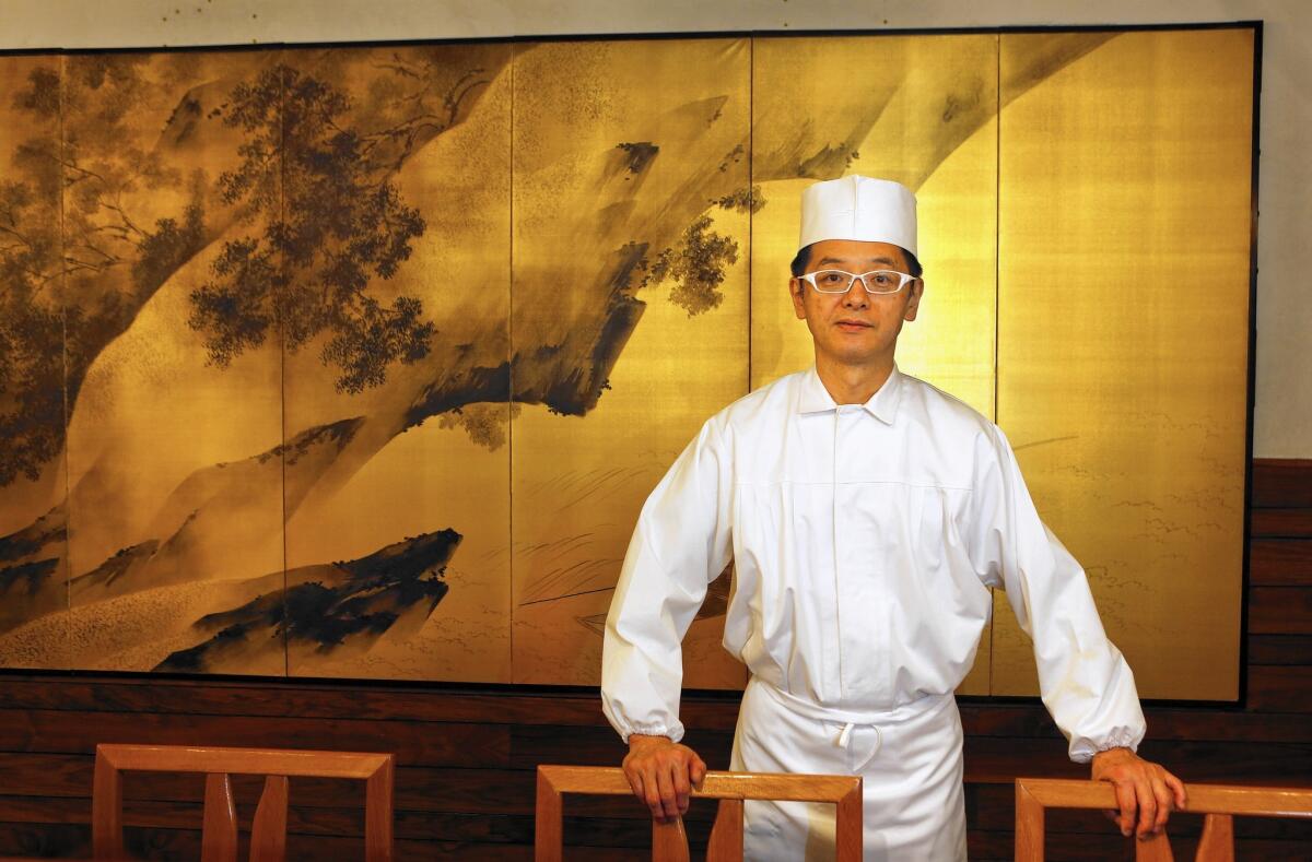 Hiroyuki Naruke, executive chef at Q restaurant in downtown Los Angeles, is a master of a rare form.