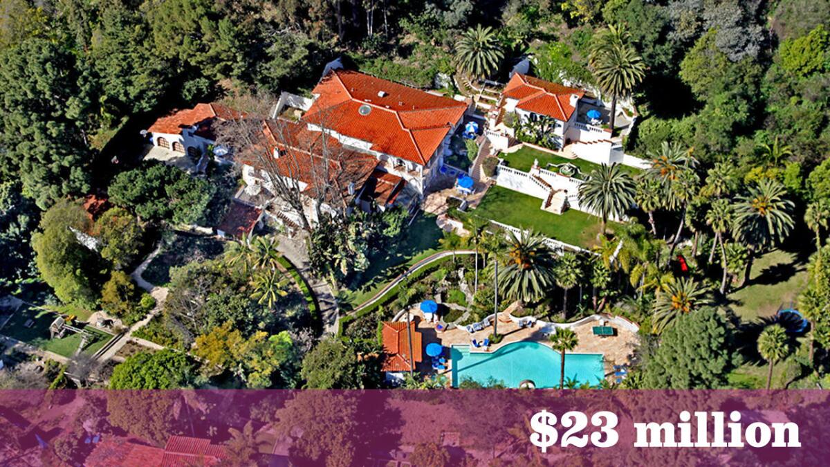A Santa Monica home that has had star turns in "Entourage" and as a short-term home of members of Fleetwood Mac during a reunion recording sold for $23 million, making it the most expensive sale in the greater Los Angeles area last week.