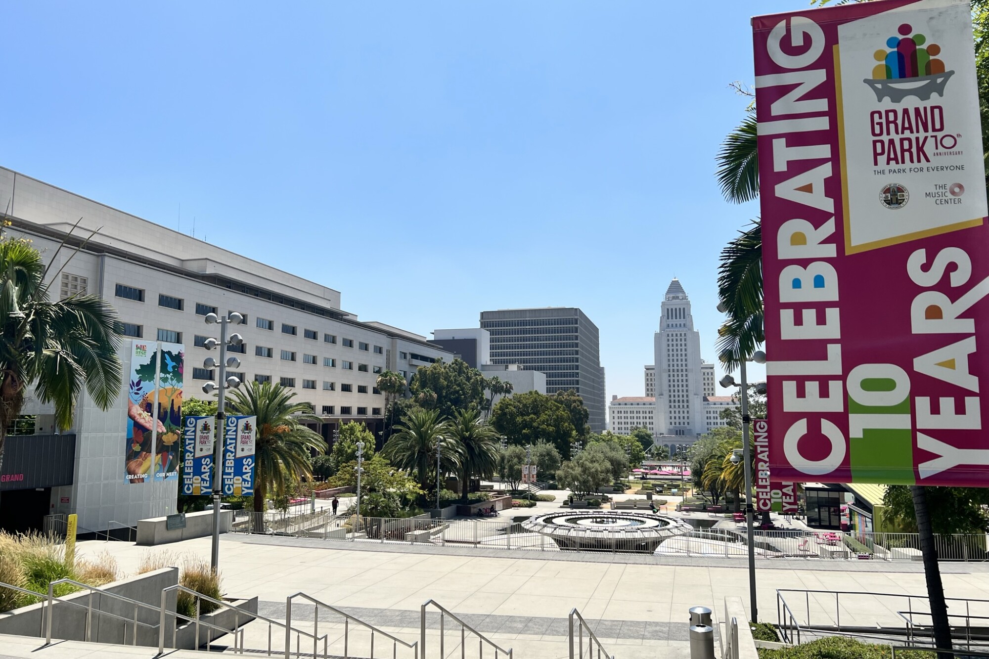 Las celebraciones en el Grand Park todavía