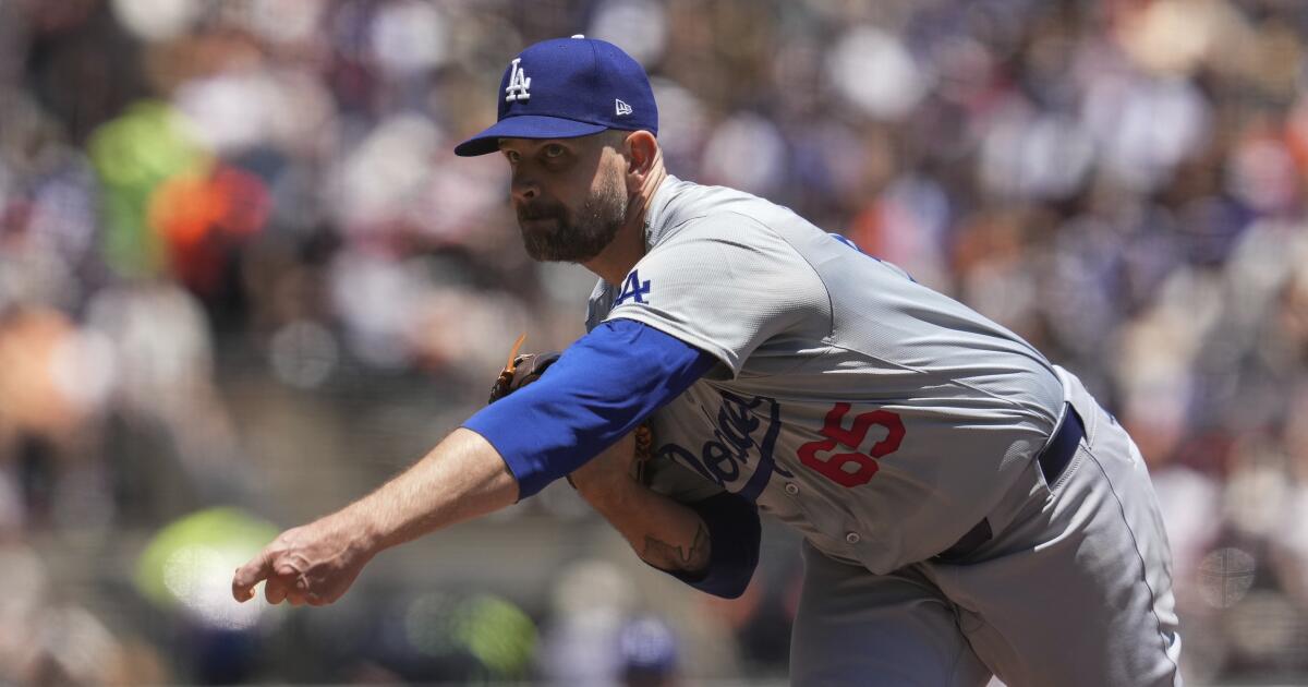 James Paxton gives up 12 hits and nine runs in Dodgers’ blowout loss to Giants