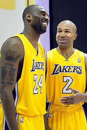 Kobe Bryant and Derek Fisher