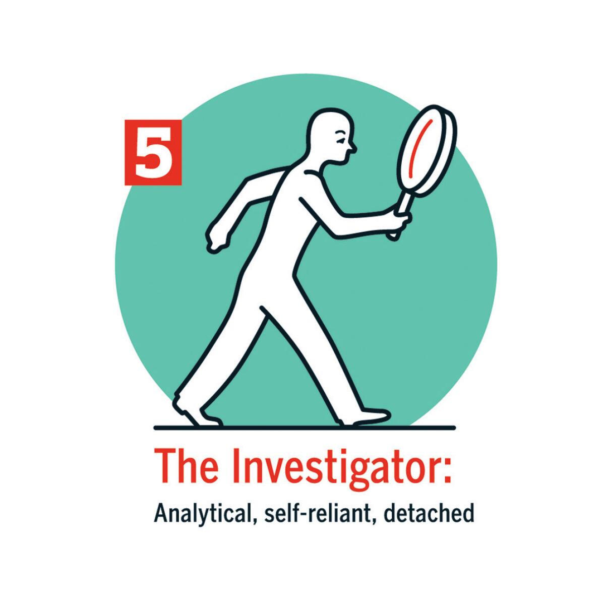 "The Investigator" is analytical, detached.