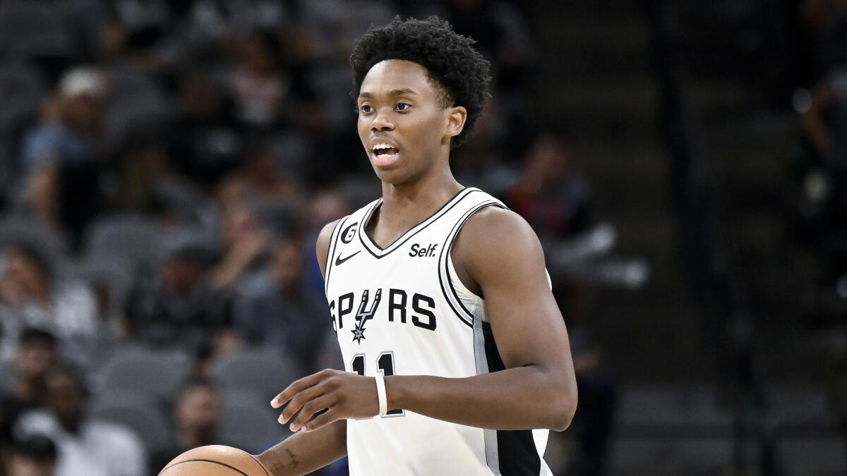 Ex-Spurs guard Josh Primo suspended for allegedly exposing himself