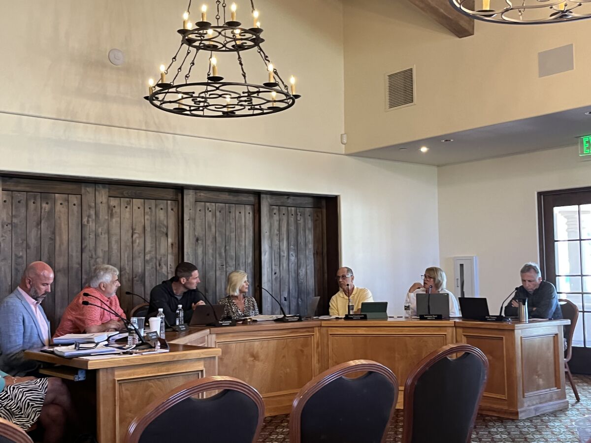 The Rancho Santa Fe Association board met on Aug. 11.