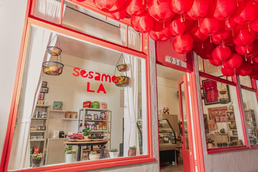 Sesame LA in Chinatown's Central Plaza. The owner is Linda Sivrican.