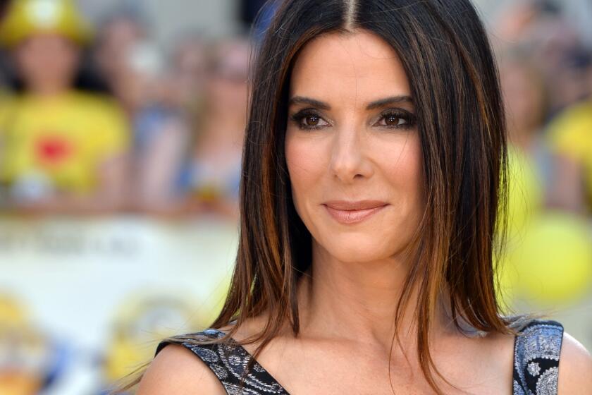 Sandra Bullock attends the world premiere of "Minions" at Odeon Leicester Square on Thursday in London.