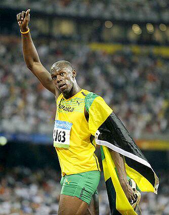 Usain Bolt crowd