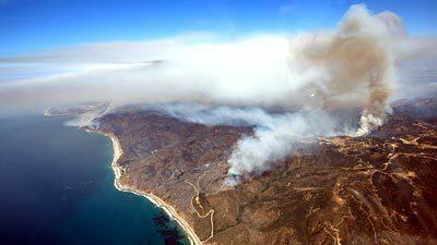 Springs wildfire rages