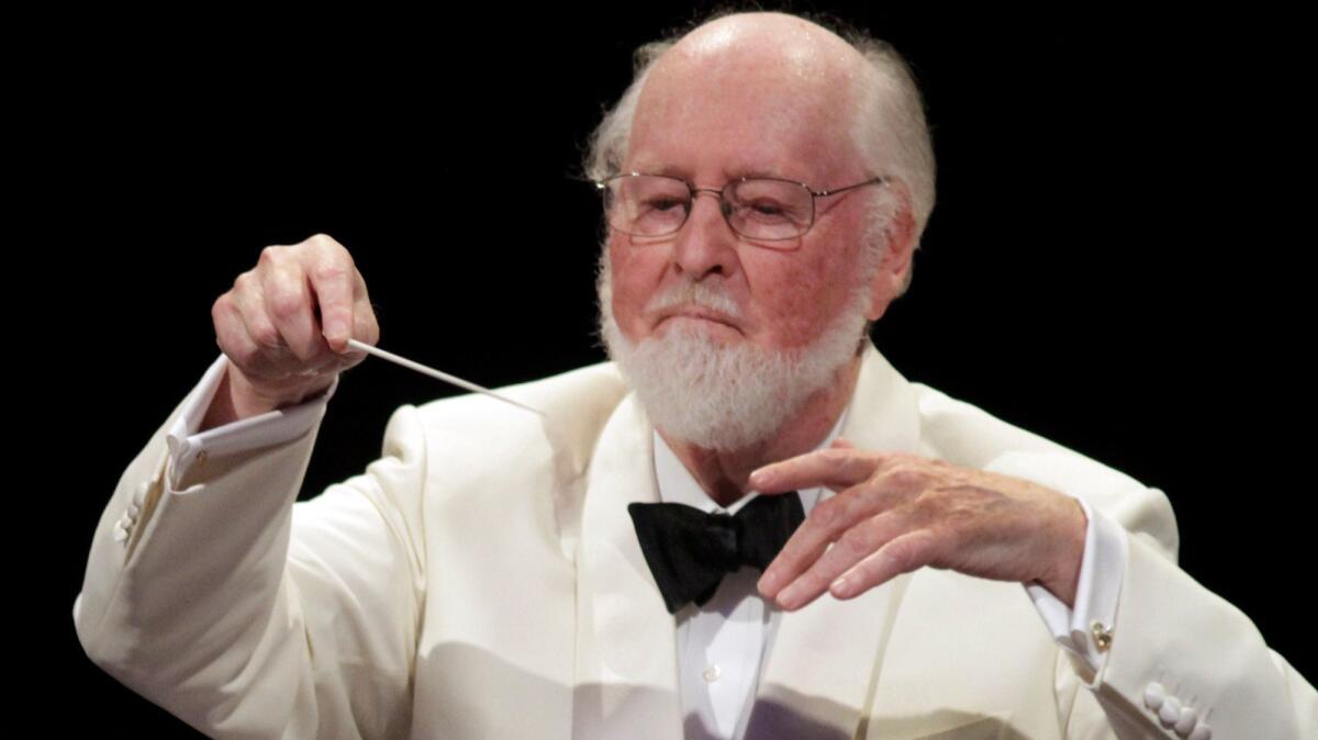 John Williams will lead the Los Angeles Philharmonic in selections from his film scores at the Hollywood Bowl.