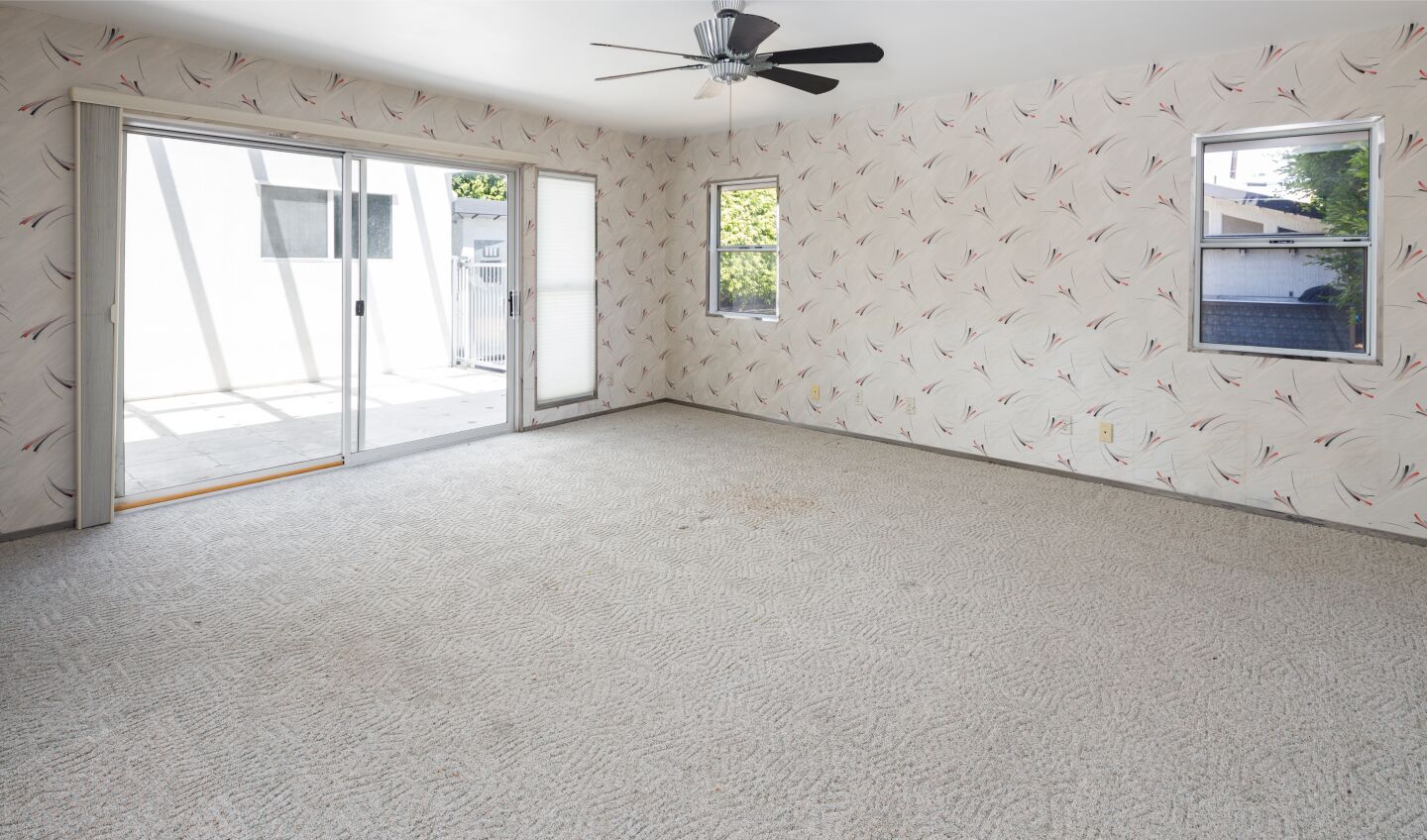 The bedroom.