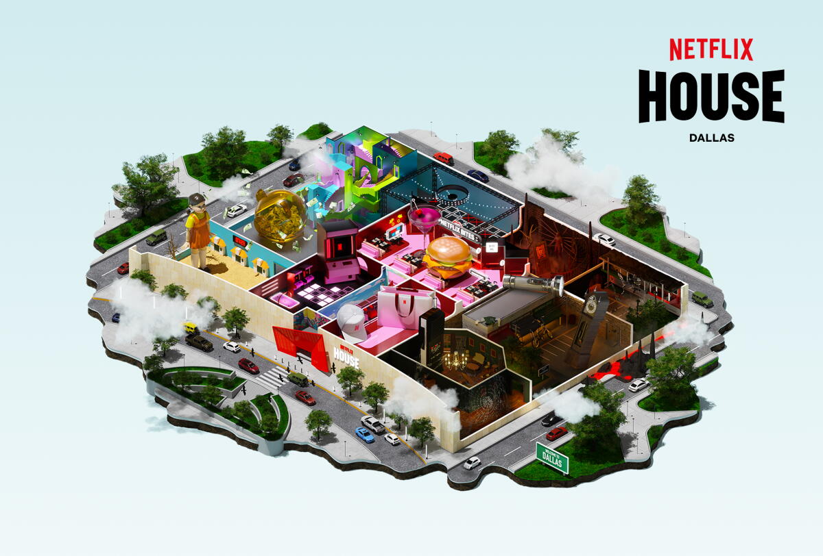 Sneak peek inside the Netflix House retail locations - Los Angeles Times