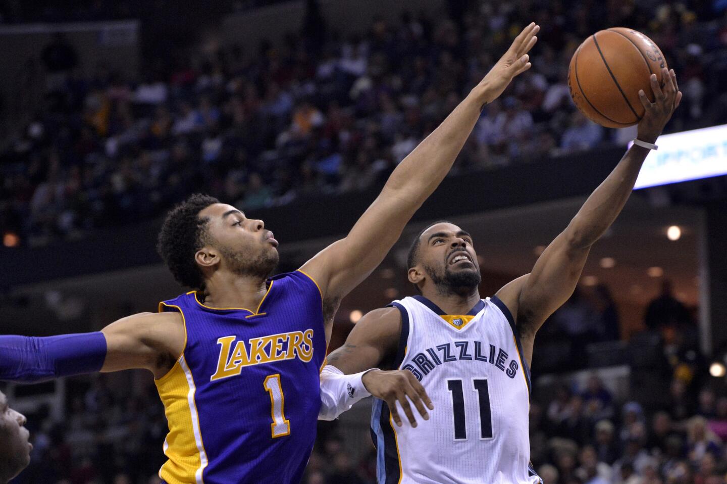 Mike Conley, D'Angelo Russell