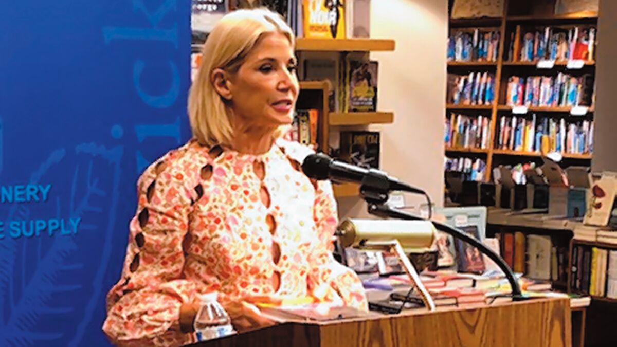 Candace Bushnell appears at Warwick’s in La Jolla, Oct. 4, 2019 for a discussion and signing of her book, "Is There Still Sex in the City?"