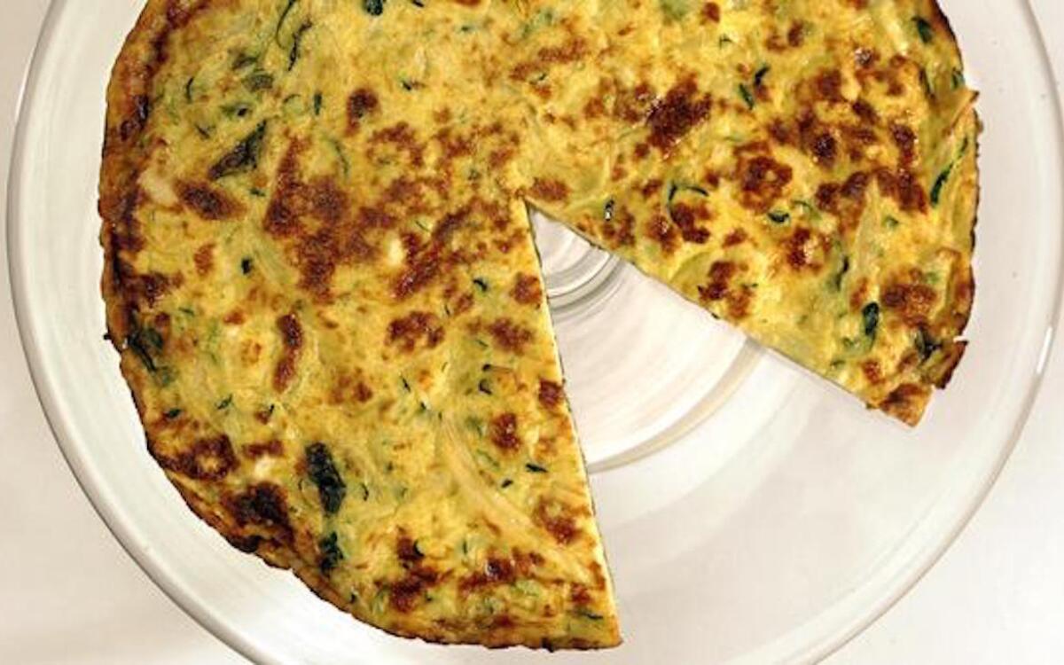 Zucchini-basil frittata