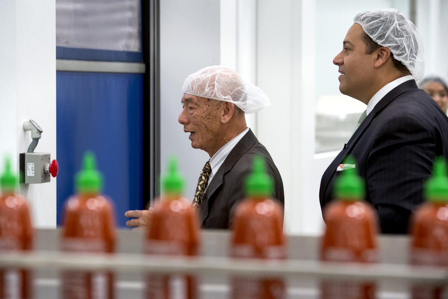 Texas tour of Sriracha plant