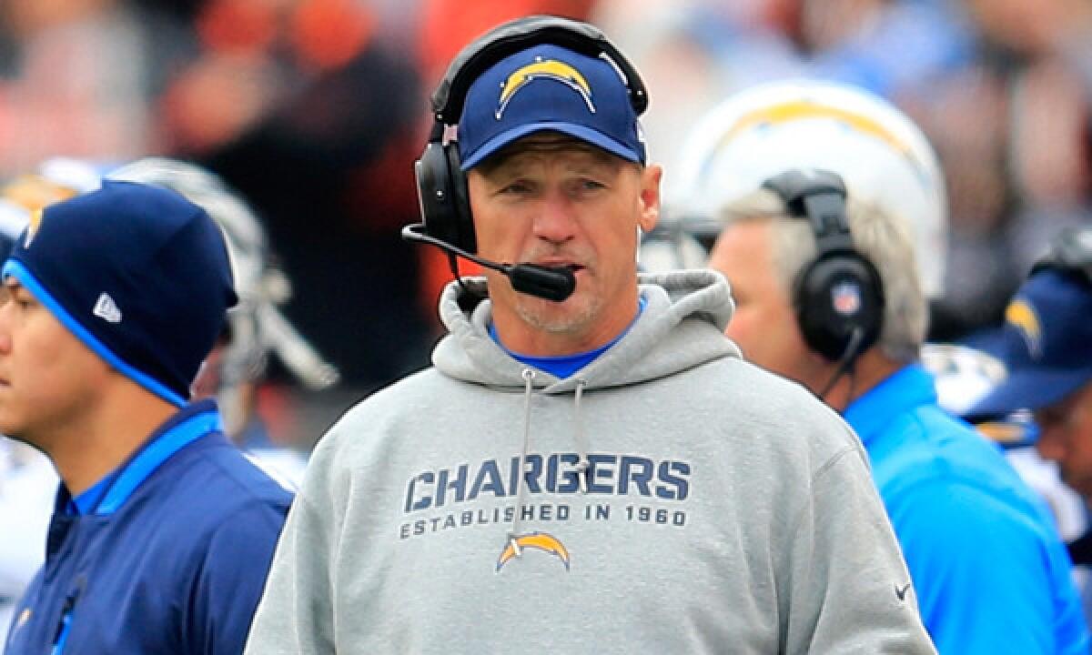 San Diego Chargers offensive coordinator and former Arizona Cardinals coach Ken Whisenhunt was hired as coach of the Tennessee Titans on Monday.