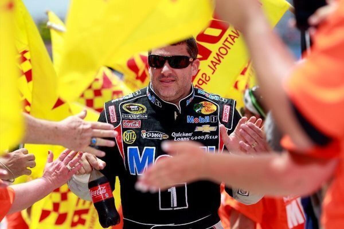 Tony Stewart is making his move in the NASCAR standings.