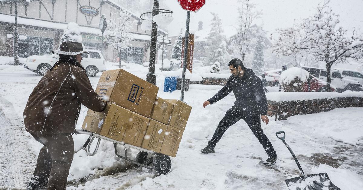 Why the winter storms hitting California this week aren't a climate change  catastrophe - Los Angeles Times