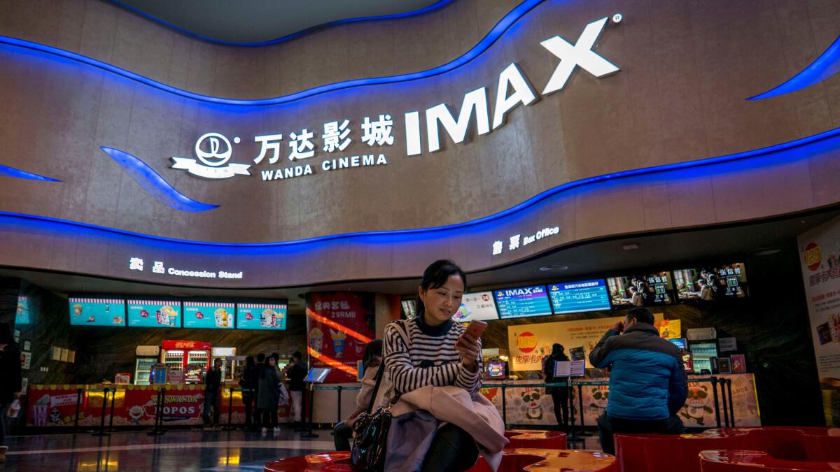 A Wanda Imax cinema location in the Hubei Province of China. Dalian Wanda Group has committed to adding 150 Imax screens to its theater circuit.