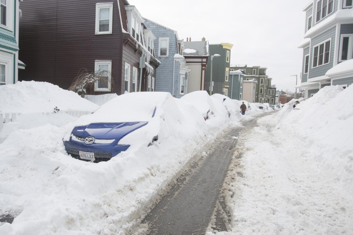 Boston Mayor Martin Walsh says about 6 feet of snow has fallen in the city in the last two weeks.