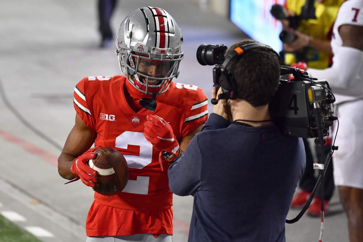 Mission Hills alum Chris Olave gives all on football field for Ohio State -  The San Diego Union-Tribune