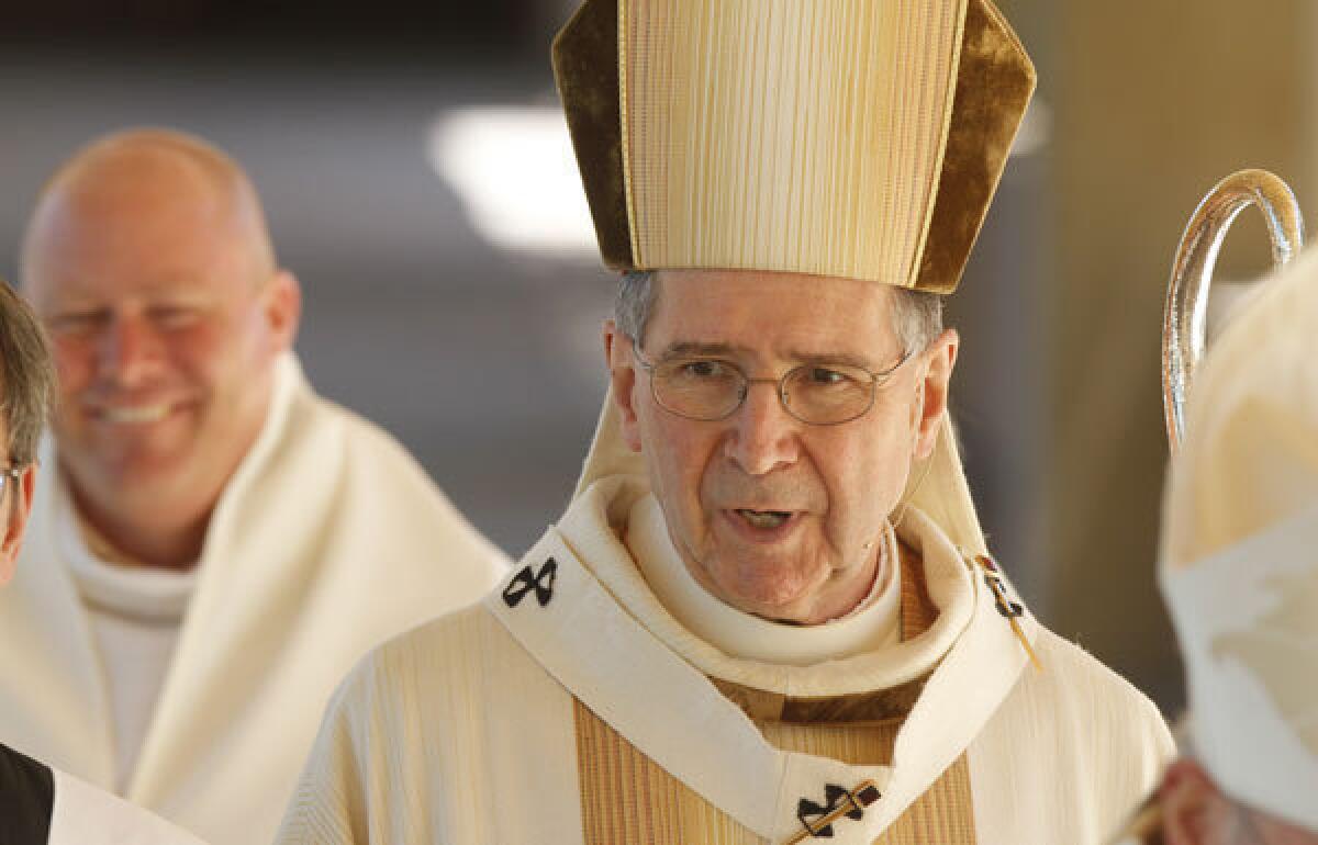 Cardinal Roger Mahony, shown in 2010, was the archbishop of the Los Angeles archdiocese from 1985 until 2011.